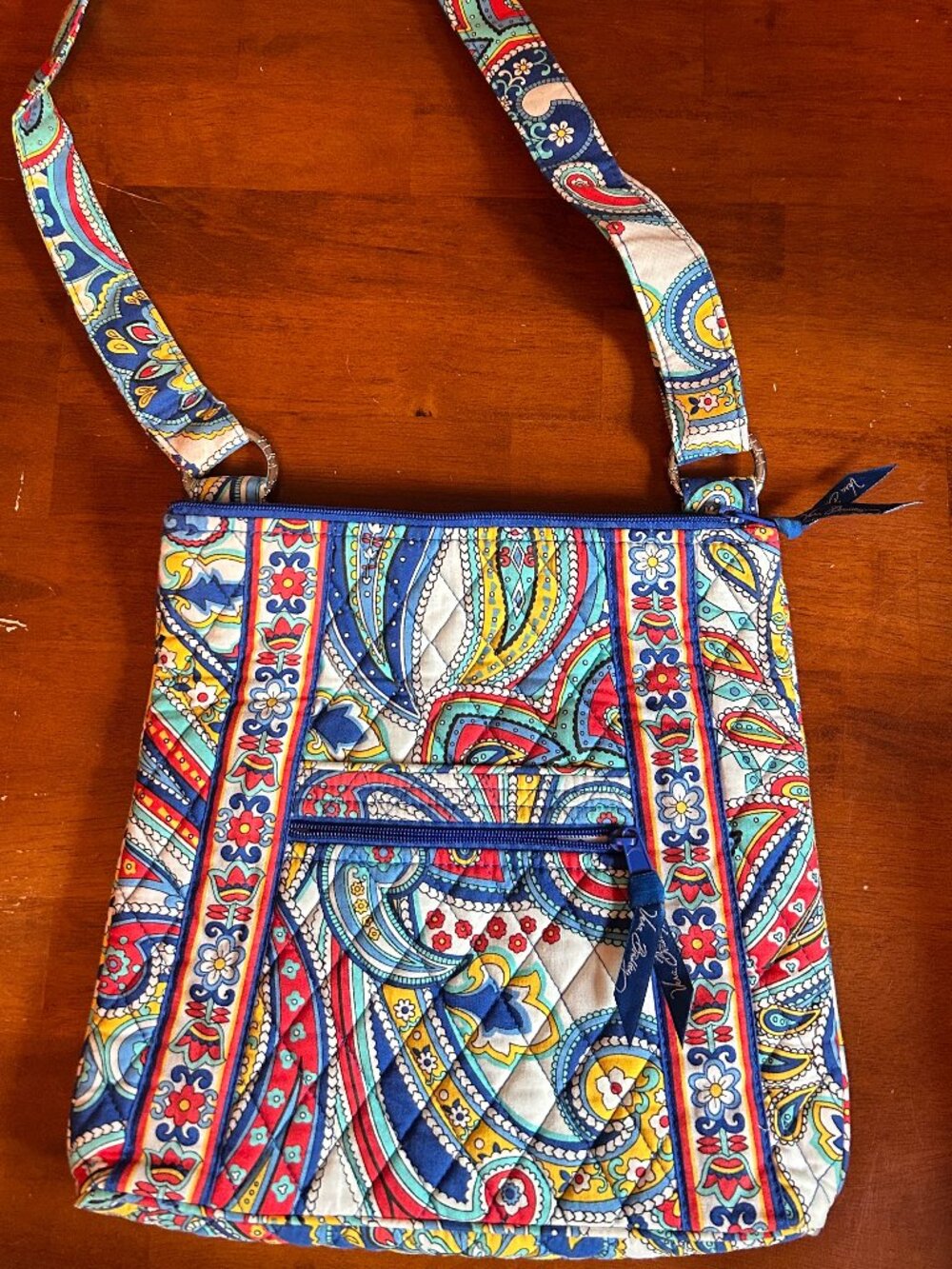 Vera Bradley Marina Paisley Crossbody Bag